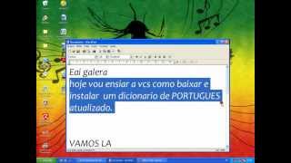 Como baixar e instalar um dicionario em português ATUALIZADO [upl. by Annair209]