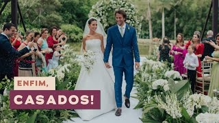 Video de CASAMENTO lindo clássico e romântico no campo  Luli e Beto [upl. by Niklaus]