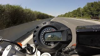 YAMAHA FZ6 2007 TOP SPEED 250KMH [upl. by Alastair]