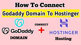 How To Connect Godaddy Domain With Hostinger  Godaddy Domain ko Hostinger se kaise connect kare [upl. by Eitsyrc]