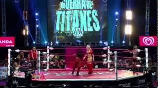 Sexy Star amp Taya Valkyrie vs Ivelisse Vélez amp Faby Apache  Guerra de Titanes 2014 [upl. by Masha]