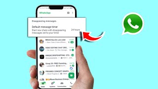 How to enable disappearing message on WhatsApp [upl. by Yrollam]