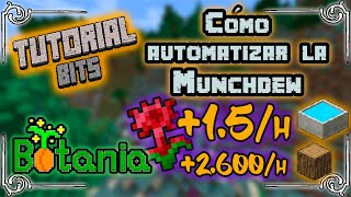 la MEJOR granja de maná para Botania 2024  Botania Tutorial Bits Español  Minecraft [upl. by Irod]