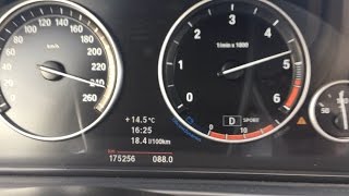 2012 Bmw 525d f10 218hp  Acceleration 0245kmh [upl. by Attey]