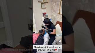 Microbladed brows done by Browqueen Microblading [upl. by Mendoza]