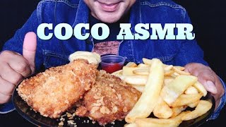 ASMRFishampchips EATING SOUNDSCOCO SAMUI ASMR กินโชว์ฟิชampชิพ [upl. by Eahc571]