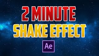 After Effects CC  How to Do the Shake Effect [upl. by Iborian]