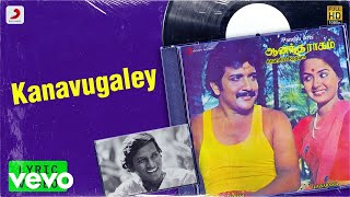 Anandha Ragam  Kanavugaley Lyric  Sivakumar Radha  Ilayaraaja [upl. by Oruhtra]