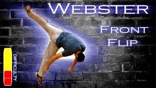 How to WEBSTER Front Flip  Free Running Tutorial [upl. by Reinhard]