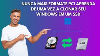 Tutorial de clonagem de sistema operacional Windows rápido e fácil [upl. by Airdnoed784]