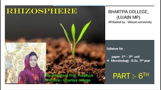 rhizosphere  rhizosphere kya he [upl. by Naedan987]