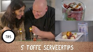 5 toffe serveertipswalking dinner [upl. by Koby]