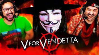 V FOR VENDETTA 2005 MOVIE REACTION UNDERRATED amp POWERFUL DC MOVIE Natalie Portman  Wachowskis [upl. by Akieluz]