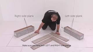 Liberty Floors 12mm Herringbone Laminate Flooring Installation Video  Leader Floors [upl. by Emarie]