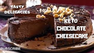 Keto Chocolate No Bake CheeseCake  Low Carb Chocolote CheeseCake Recipe [upl. by Ress493]