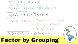 Master Factoring by Grouping StepbyStep Tutorial [upl. by Grange555]