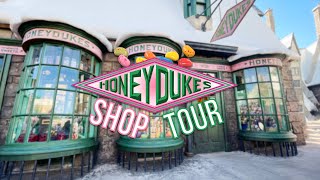 HONEYDUKES SHOP TOUR 🍭 Wizarding World Universal Studios 2022 [upl. by Nueovas]