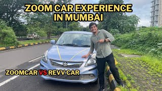 I Rented a Self Drive Car in Mumbai  Zoom Car vs Revv Car Comparison  Explore with Faisal [upl. by Ridgley]