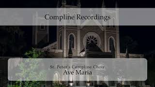 Ave Maria Franz Biebl  St Peters Compline Choir [upl. by Talia980]