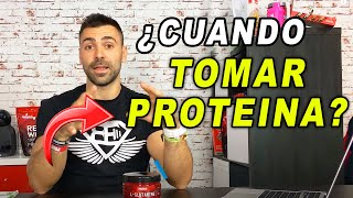 ¿Cuál es el MEJOR MOMENTO para TOMAR la PROTEINA [upl. by Tedi]