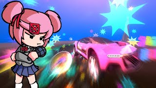 FNF My Sweets But Natsuki Is Driving [upl. by Ecnaiva]