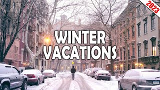 Winter Vacations 10 Best Places To Visit in USA During Winter Holidays [upl. by Skillern468]