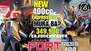 Pinaka Bagong 400cc Maxi Scooter  Actual Unit Activation 2024 QJ Motors Fortress 400 Price 349900 [upl. by Kinson]