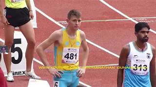 VISHWAMBHAR KOLEKAR OF INDIA WINS MENS 800m HEAT 3  AT ASIAD2017 [upl. by Meean428]