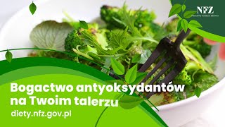 Zdrowa DIETA ANTYOKSYDACYJNA  Przepis na SZYBKĄ sałatkę [upl. by Egerton]