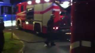 Bareggio incendio canna fumaria in via Monte Santo [upl. by Ainatnas]