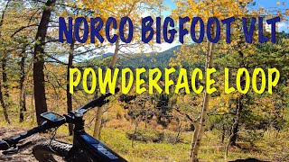 Norco Bigfoot VLT 2  2021  Powderface Loop Kananaskis  Fat ebike  Fall21 [upl. by Ybeloc]