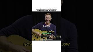 HOW COLDPLAY  YELLOW WAS PRODUCED coldplay chrismartin yellow [upl. by Zedecrem]