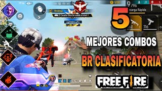 5 MEJORES COMBO DE HABILIDADES PARA CLASIFICATORIA EN FREE FIRE [upl. by Nalac]