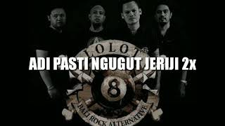 LIRIK Lagu NGUGUT JERIJI  LOLOT BAND [upl. by Camilo]