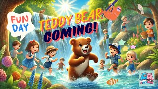 Teddy Bear Playing with Babies  Childrens Song  That Song to Sing for Kids Easy to Sing [upl. by Noimad750]