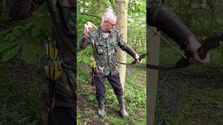 Shooting The Black Hunter Recurve Bow [upl. by Mora]