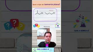 Qual o tipo de isomeria plana shorts enem quimicaorganica química isomeria vestibular uerj [upl. by Nehepts]