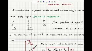 Week 42 Tangential and Radial Acceleration  Relative Motion [upl. by Aidroc]