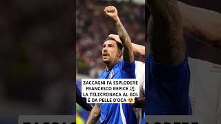 REPICE si scatena al GOL di ZACCAGNI ⚽  La sua RADIOCRONACA è da PELLE DOCA 😍 [upl. by Hamlani]