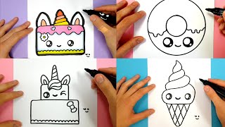 10 petits dessins kawaii très facile  TUTO DESSIN par Rizzo Chris [upl. by Bessie654]