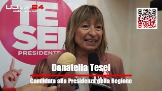 Elezioni regionali 2024 Tesei presenta due liste UDC e Tesei Presidente [upl. by Kirk]