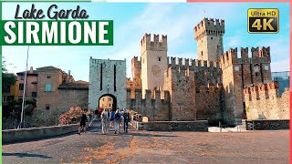 SIRMIONE Lake Garda Italy walking tour in 4k [upl. by Enehs]