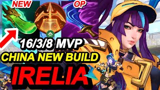 Wild Rift China Irelia Top  New Season Rank Gameplay  Build Rune  Soul Fighter Irelia Skin [upl. by Colan]