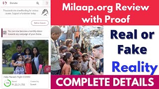 Milaaporg Review  Milaaporg Real or fake  Milaaporg  fundraiser  fund kaise le  Donation [upl. by Albric]