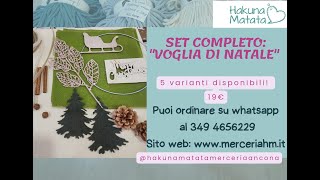 SET CREATIVO quotVOGLIA DI NATALEquot 5 varianti disponibili in promo fino al 1111 [upl. by Sherrill]