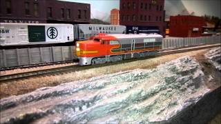 Kato ATSF Alco PA1wmv [upl. by Tucky647]