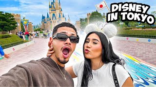 WE WENT TO DISNEYLAND IN TOKYO JAPAN FUN AF [upl. by Svirad464]