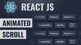 HTML  CSS  React JS Animated Scroll Card Items [upl. by Ruthie346]