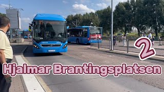 Bussar på Hjalmar Brantingsplatsen 2 [upl. by Akila]