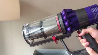 How to Empty the Bin of a Dyson V10 Vacuum [upl. by Enelrahc]